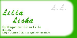 lilla liska business card